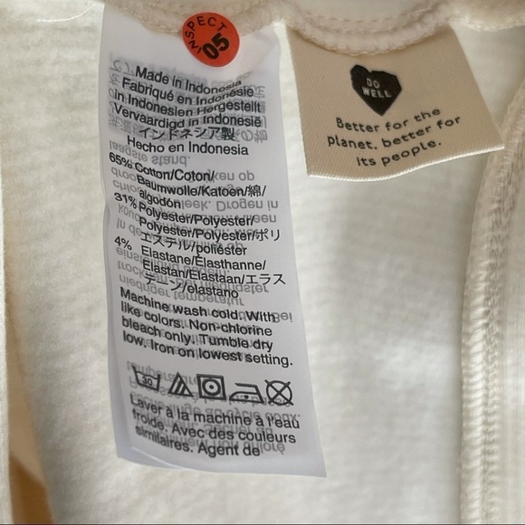 Madewell Ribbed Funnelneck Sweatshirt size Large - Picture 12 of 12